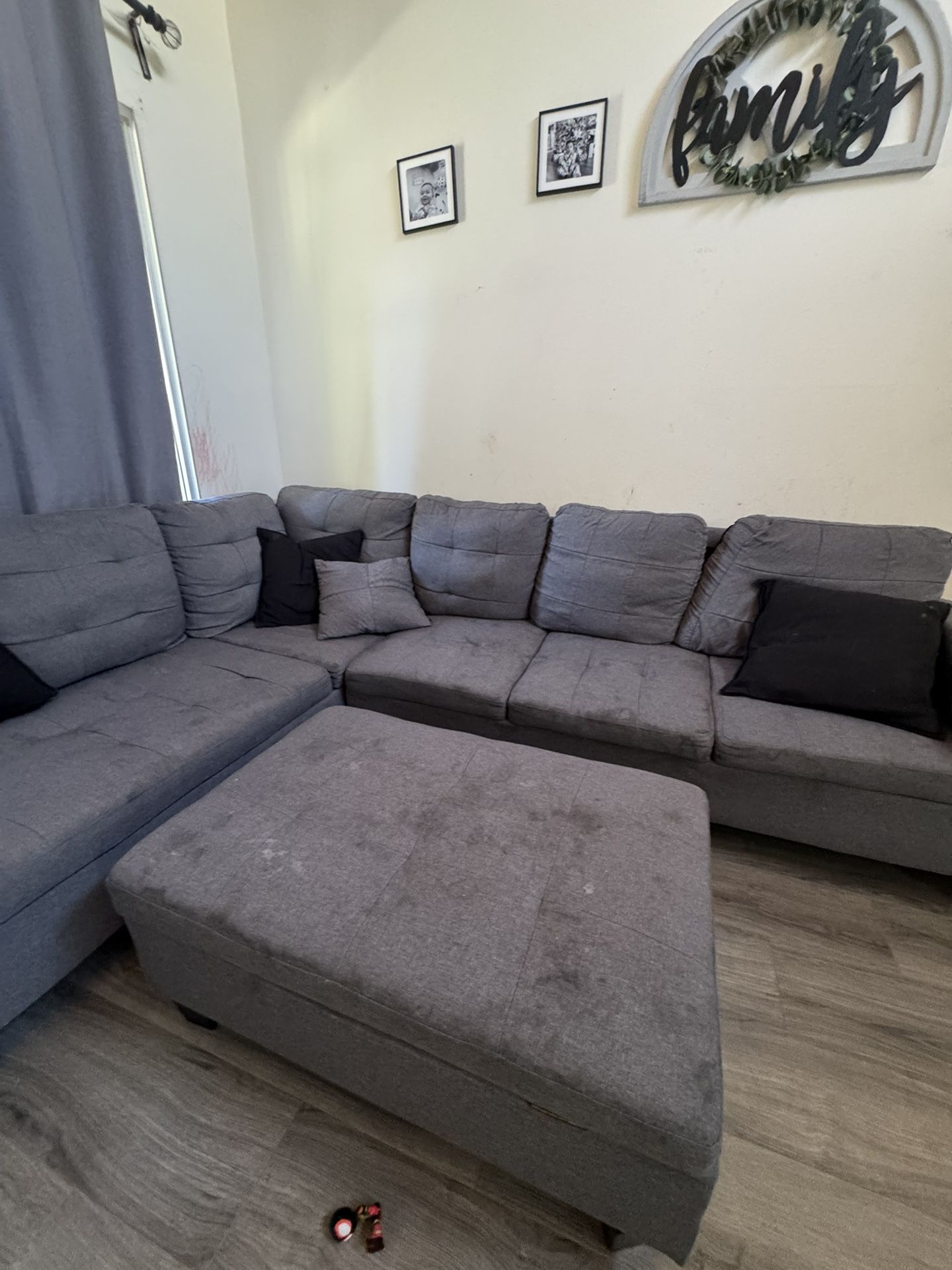 Grey couch 