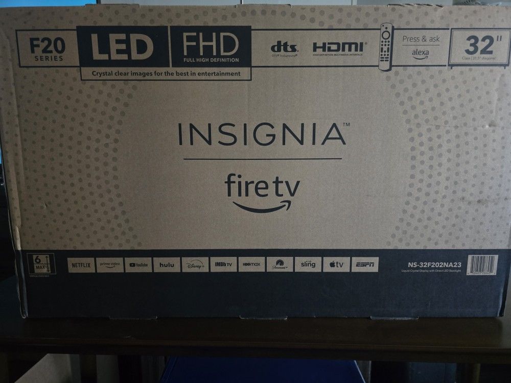 32" Insignia Fire TV Brand New In Box