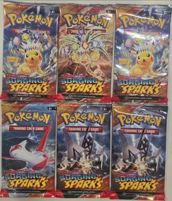Pokemon Surging Sparks Booster Packs