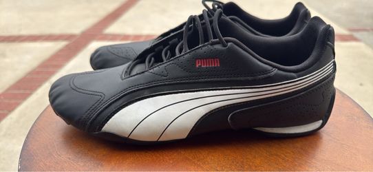 Puma Black and White Low-Top Sneakers size M11