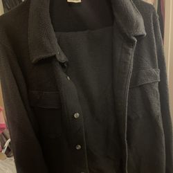 Pink Set Cardigan& Pants Sweats Size S