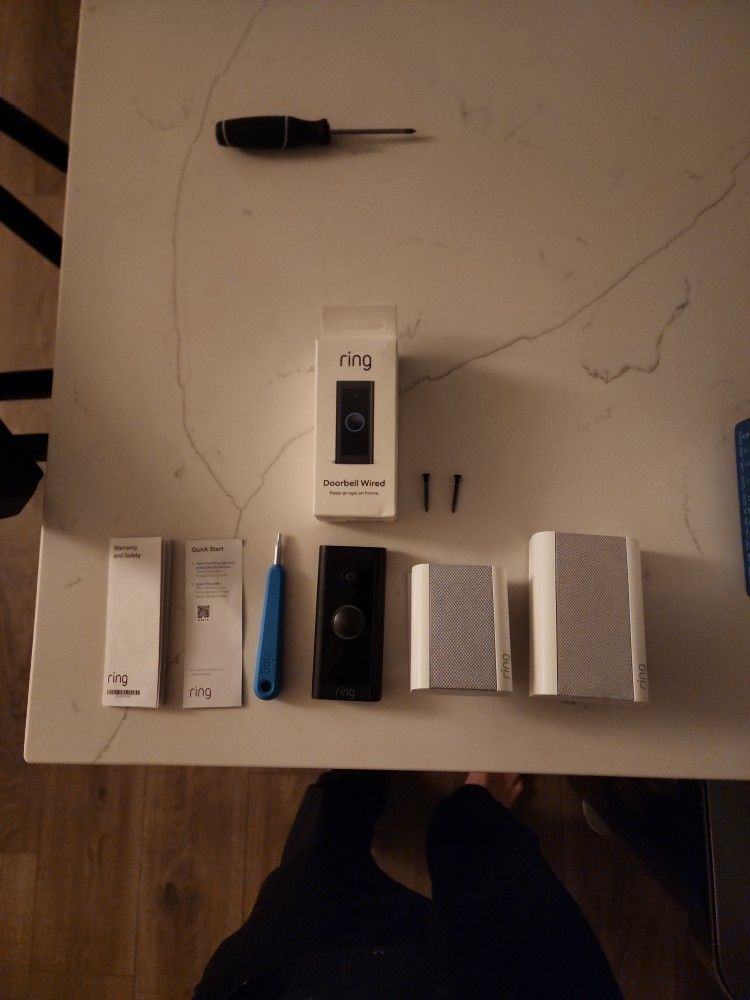 Ring door Wire with original box and kits Ring Chime and Ring Chime Pro