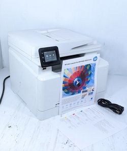 HP LaserJet Pro MFP M283CDW Wireless All-In-One  Printer Page Ct 1291 Need Toner