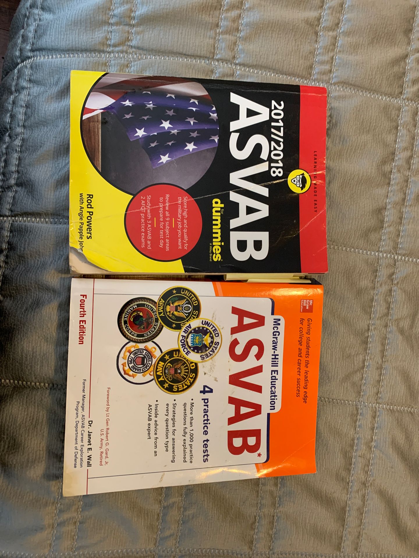 Military asvab study books