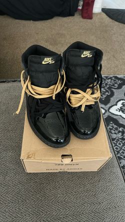 Black Metallic Retro 1s