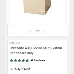 Breezaire WKSL 2200 Split System