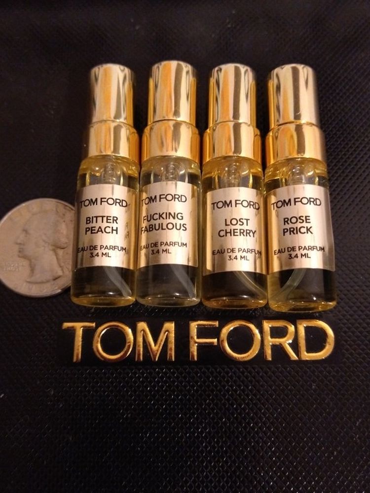 Top 4 TOM FORD Perfume Fragrance Samples Unisex Authentic