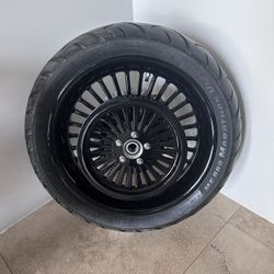 Custom SMT Big Fatty Harley Wheels 