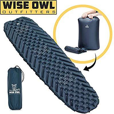 Wise Owl inflatable sleeping bag pad