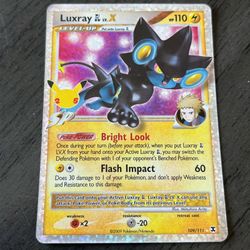 Luxray GL LV.X 109/111 Celebrations: Classic Collection Pokemon Holo LP