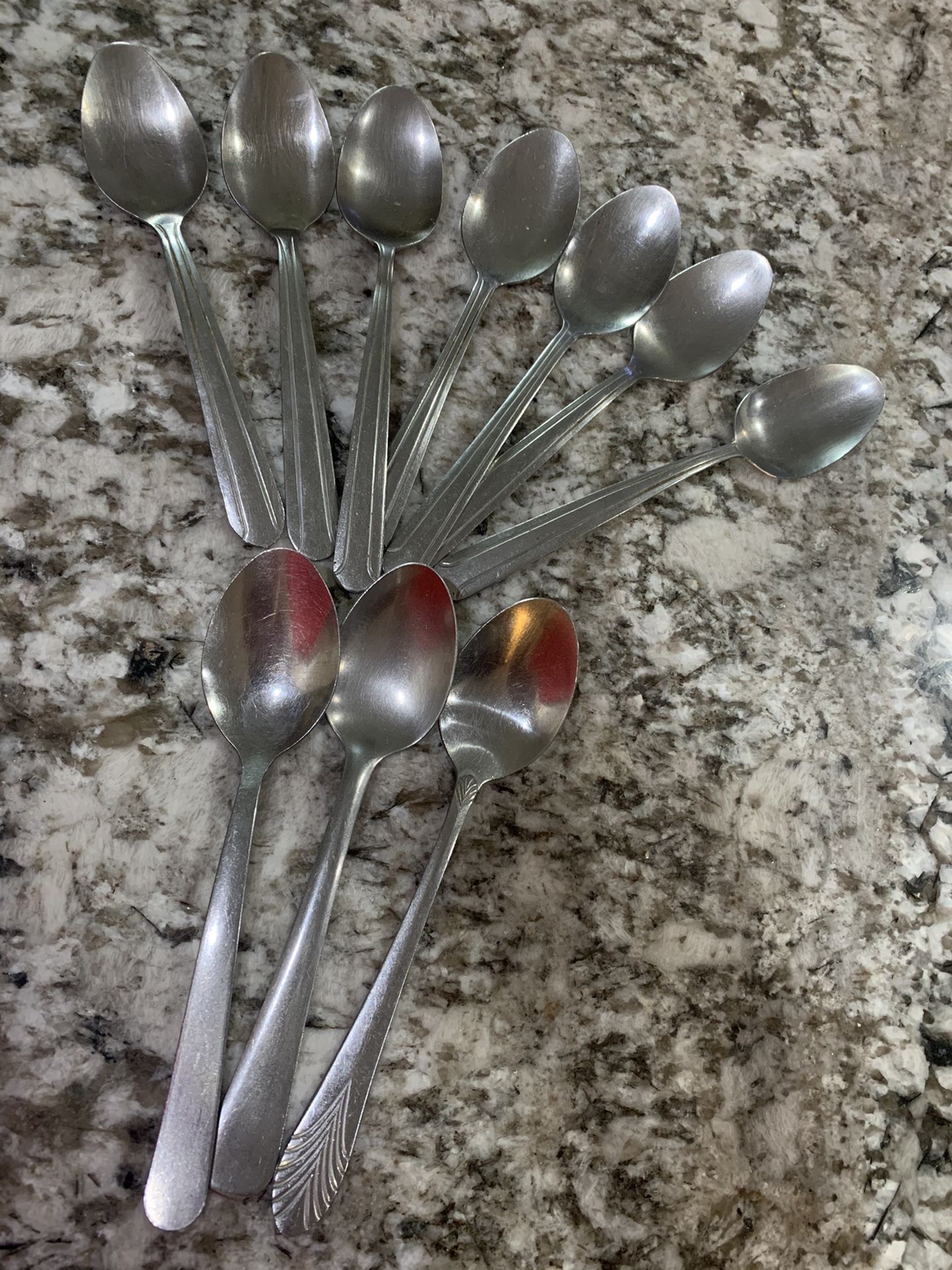 Stainless steel spoons
