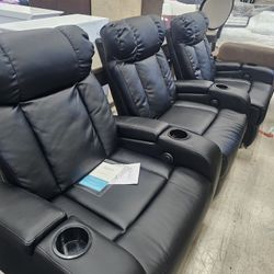 New Power Reclining Home Theater Seating