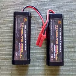 RC Battery 2 Packs 7.2V