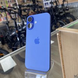 Apple iPhone 16 Marine Blue Fully Unlocked To Any Carrier! Shop Without Using Credit! $0 To $100 Down To Take It Today! 