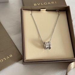 Letter design 925 silver necklace for men and women couples silver