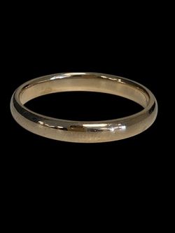 Gold wedding band #31624