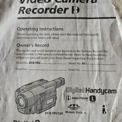 Sony Digital DCR-520 Like New
