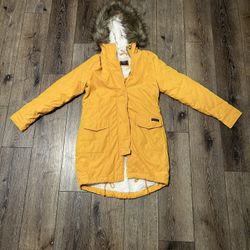 Abercrombie and Fitch Yellow Rain Coat