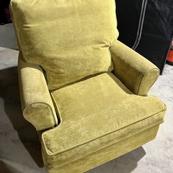 Felt Swivel Rocking Chair 