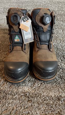 TIMBERLAND PRO MEN'S 6" BOONDOCK BOA WATERPROOF PUNCTURE RESISTANT WORK BOOTS - COMPOSITE TOE