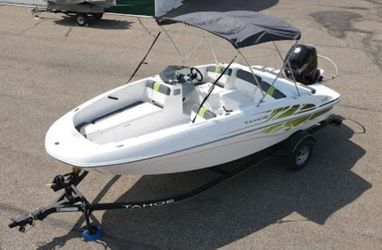Like New 2023 Tahoe  T18  with Mercury 115 Pro X outboard motor only 50 hours
