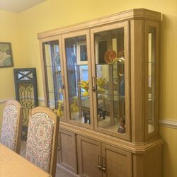 Dining Set With Curio