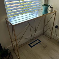 Mirror Console Table