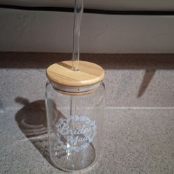 Bridesmaid Glass Cup 