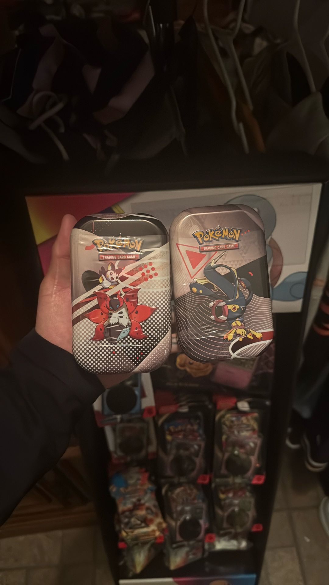 Pokemon Cards White Flare Black Bolt Tins