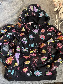 dolls kill x powerpuff girls big oversized hoodie - Villains - Mojo Mayhem