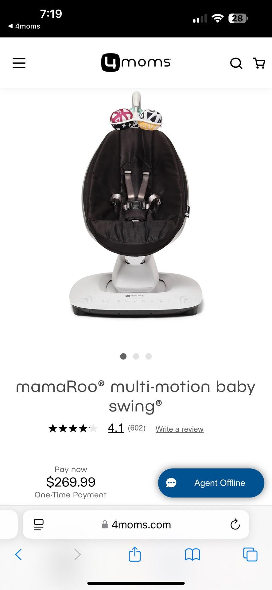 MamaRoo Baby Swing