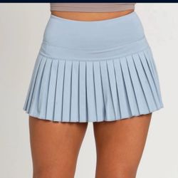 Womens Tennis Skirt Cute Pleated Athletic Skirts with Shorts Flowy High Waisted Golf Skort for Workout