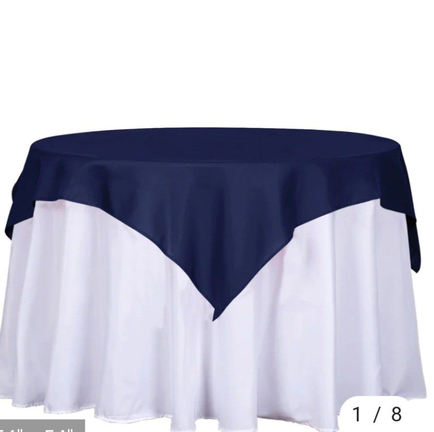 Navy Tablecloth Overlay (20)