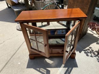 Solid Wood Curio Cabinet