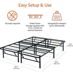 Queen Bed Frame 14in from Amazon Basic
