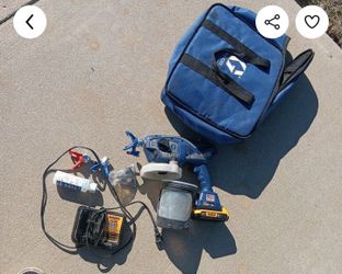 Graco airless hand sprayer DeWalt battery powered