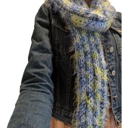 Blue And Green Scarf 
