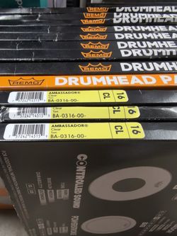 Remo Ambassador Clear 16"