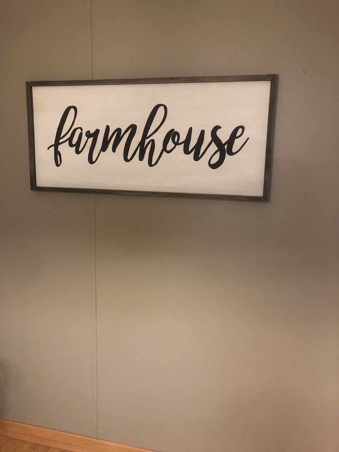 Farmhouse Sign 