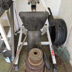 Marcy PRO WEIGHT BENCH AND WEIGHTS 