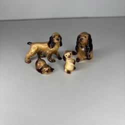 Vintage Hagen Renaker Spaniel Family