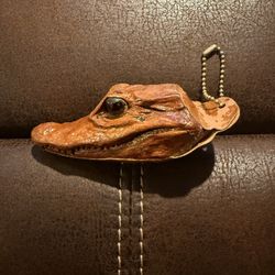 Alligator Head Keychain Unique Oddity