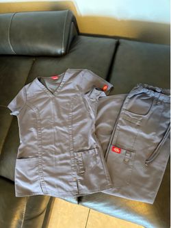 Gray scrubs