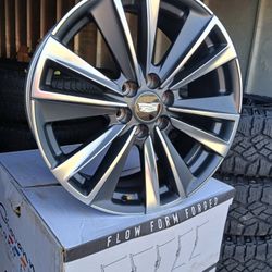 2026 NEW OEM ORIGINAL TAKEOFFS CADILLAC ESCALADE PLATINIUM SPORT 22 INCH ONLY WHEELS $ 1499 