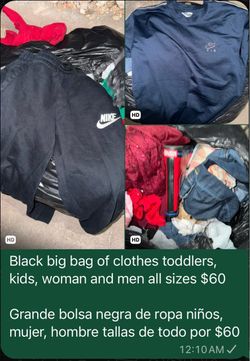 Clothes all sizes