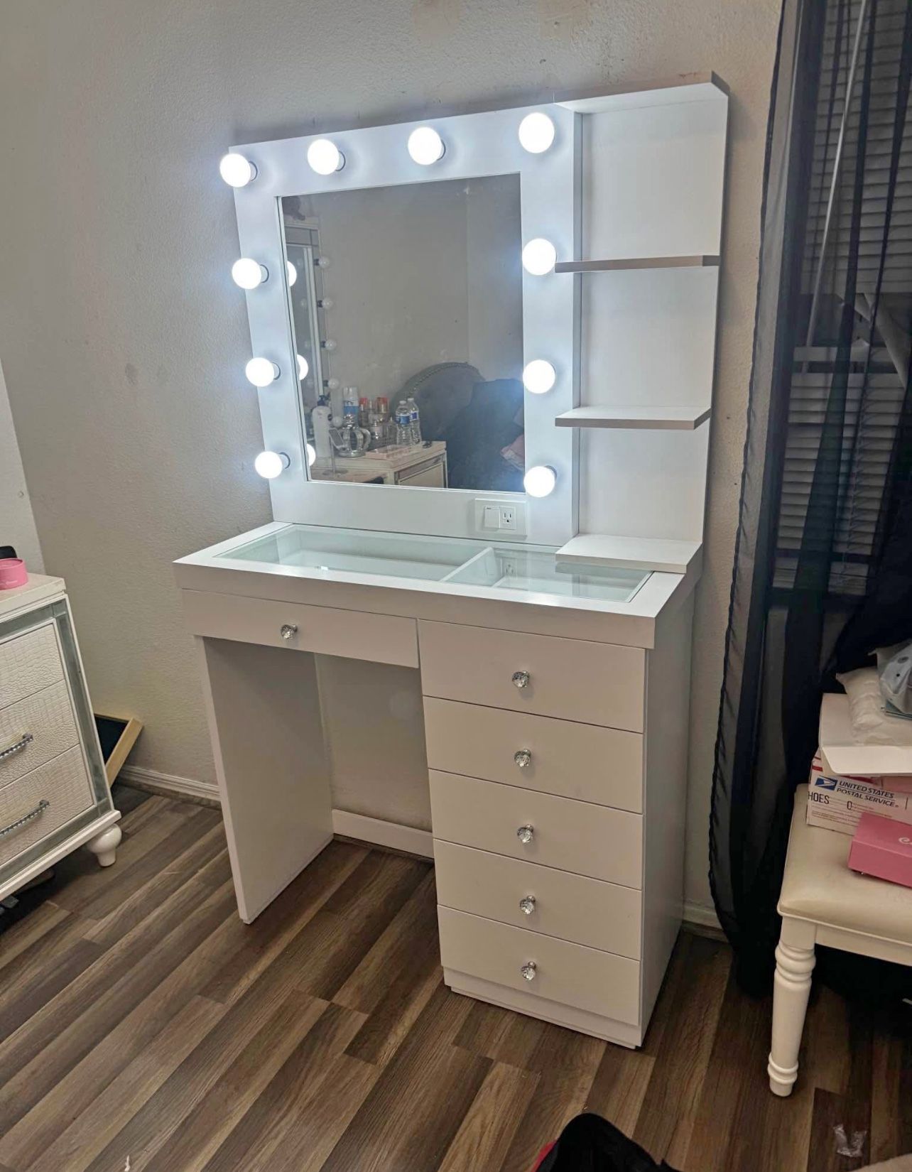Vanity desk Hollywood style