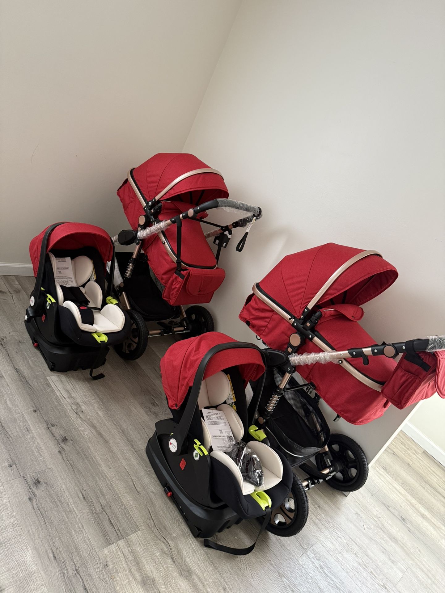 🍼 NEW Luxury 3-in-1 Baby Stroller Travel System – Never Used!