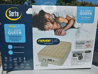 Air Mattress 18 Inch Raised Queen Built In Pump