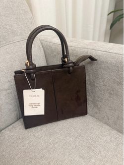 Brand New Primark Dark Brown Purse with Long Strap –  brand new Never Used
