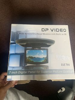 DP video 7” overhead monitor